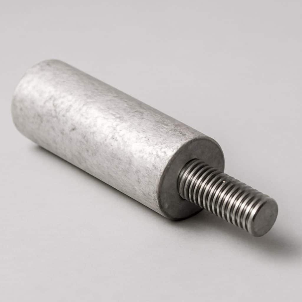 Anode magnésium pour chauffe-eau présenté seul