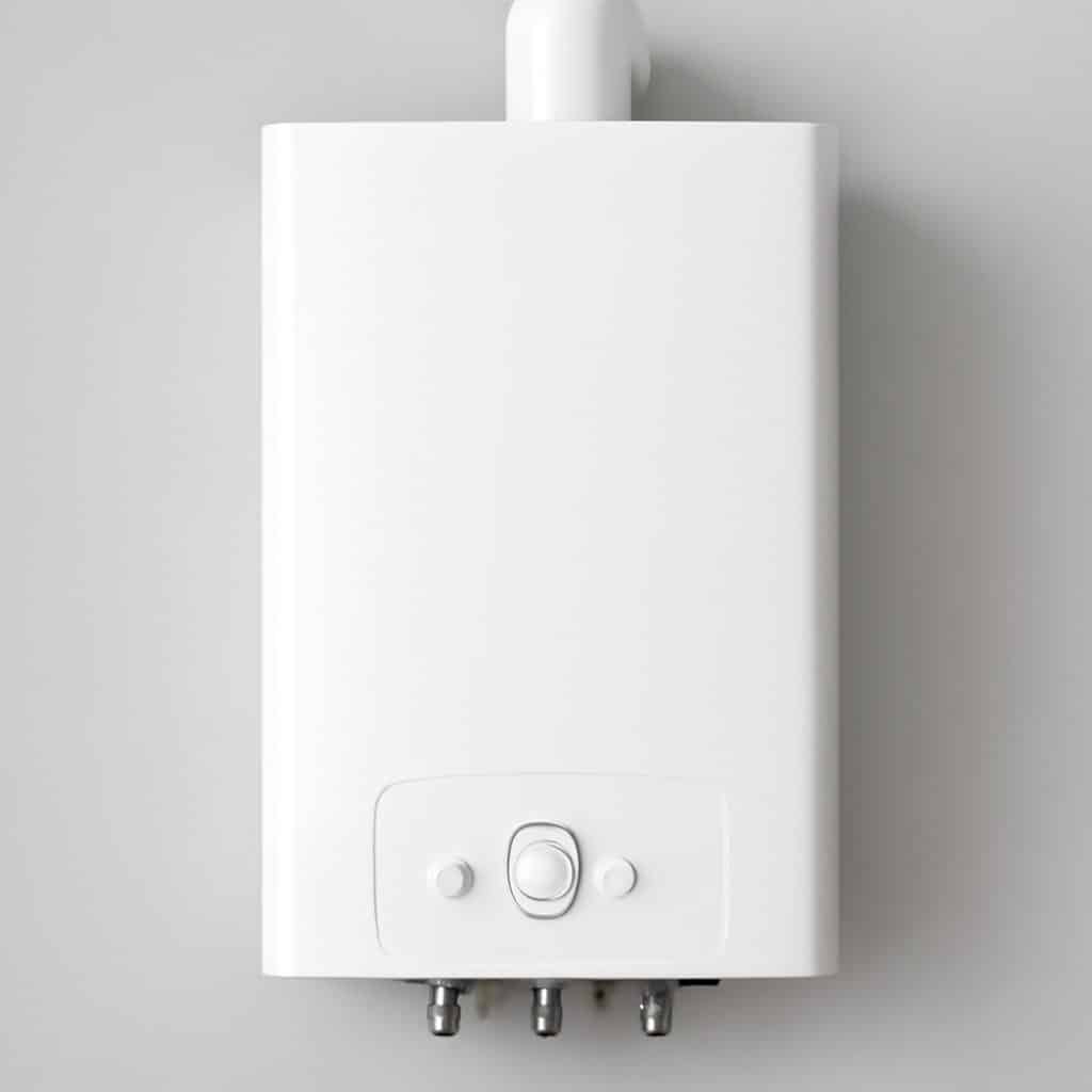 Chauffe-eau au gaz mural 150 L présenté seul