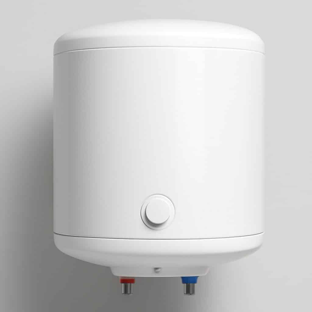Chauffe-eau électrique 15 L compact sous évier présenté seul