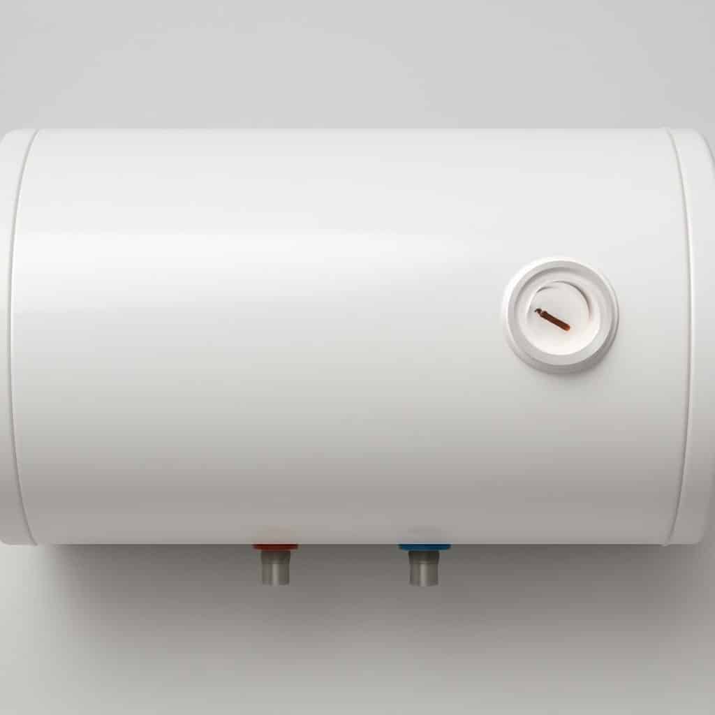 Chauffe-eau électrique horizontal 150 L présenté seul