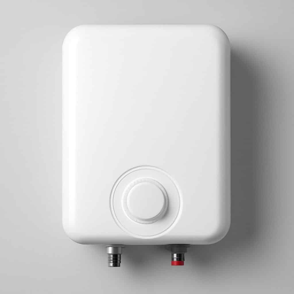 Chauffe-eau électrique instantané mural présenté seul