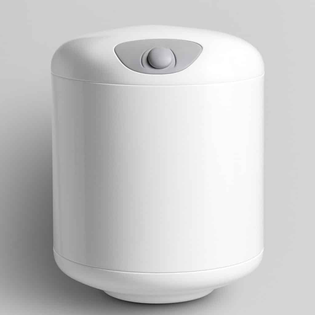Chauffe-eau thermodynamique gainable compact présenté seul