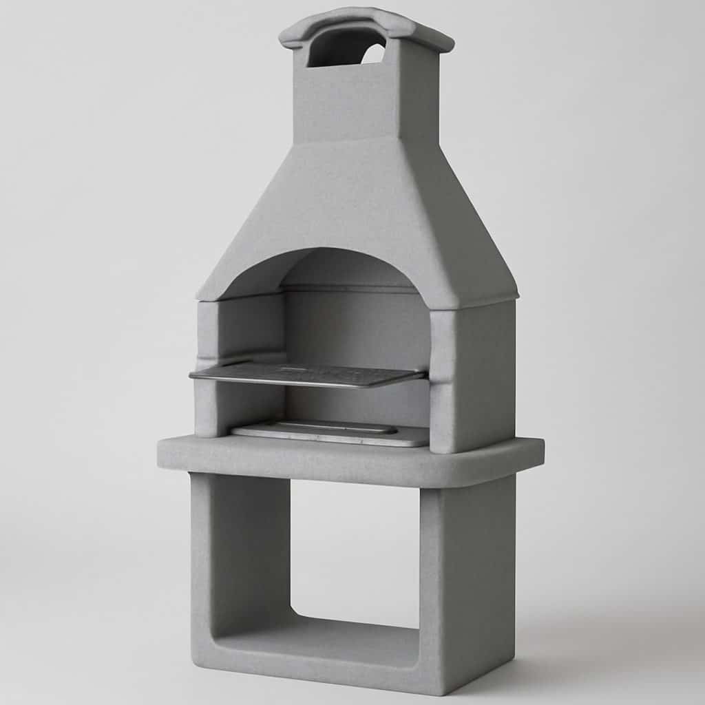Kit barbecue en béton cellulaire présenté seul