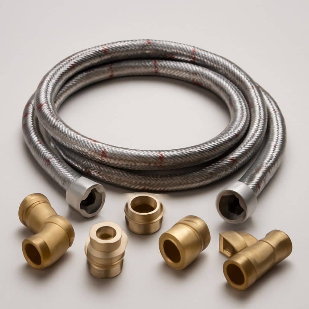 Kit de raccordement chauffe-eau complet présenté seul