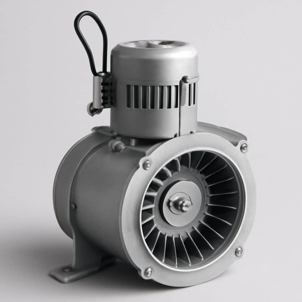 Moteur de rechange pour VMC présenté seul