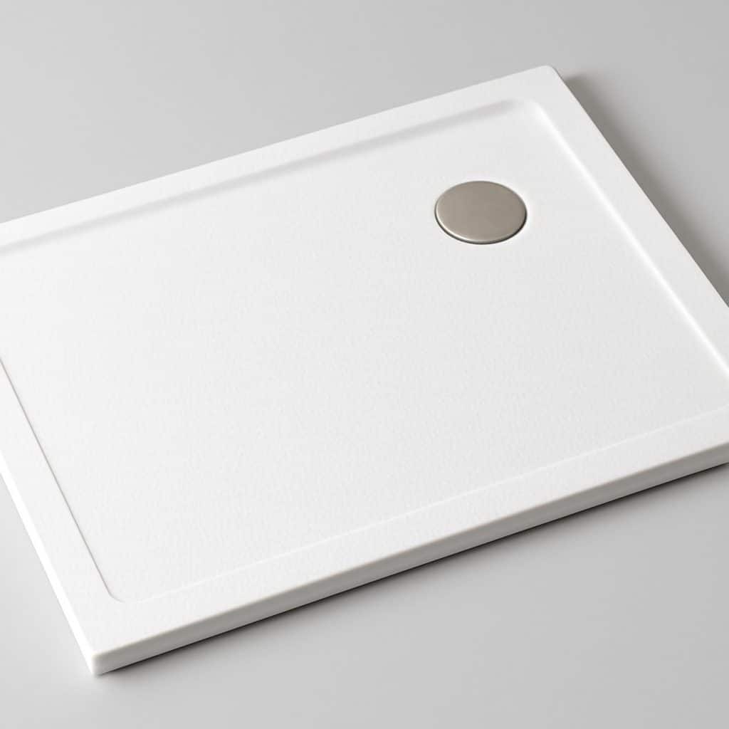 Receveur de douche à carreler rectangulaire présenté seul