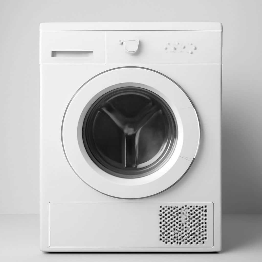 Sèche-linge à pompe à chaleur pratique présenté seul
