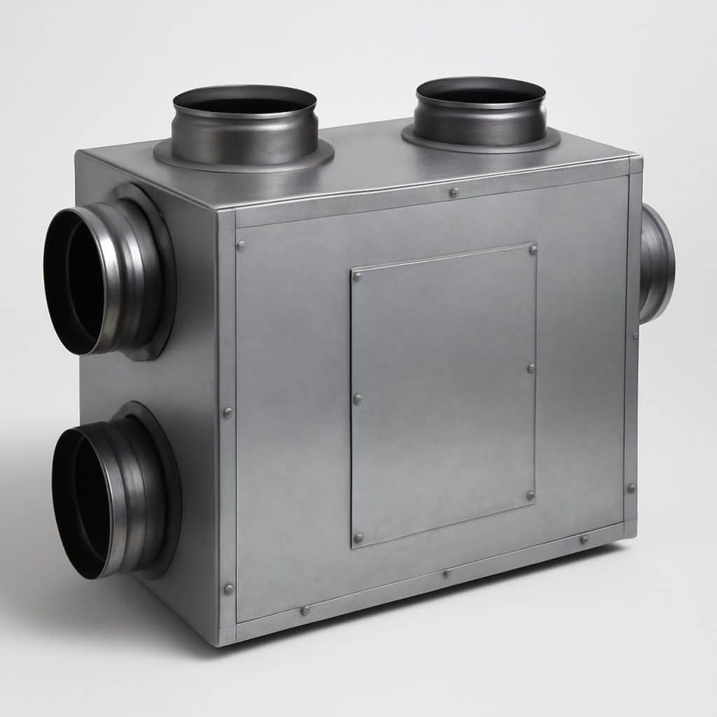 Système de ventilation double flux thermodynamique présenté seul