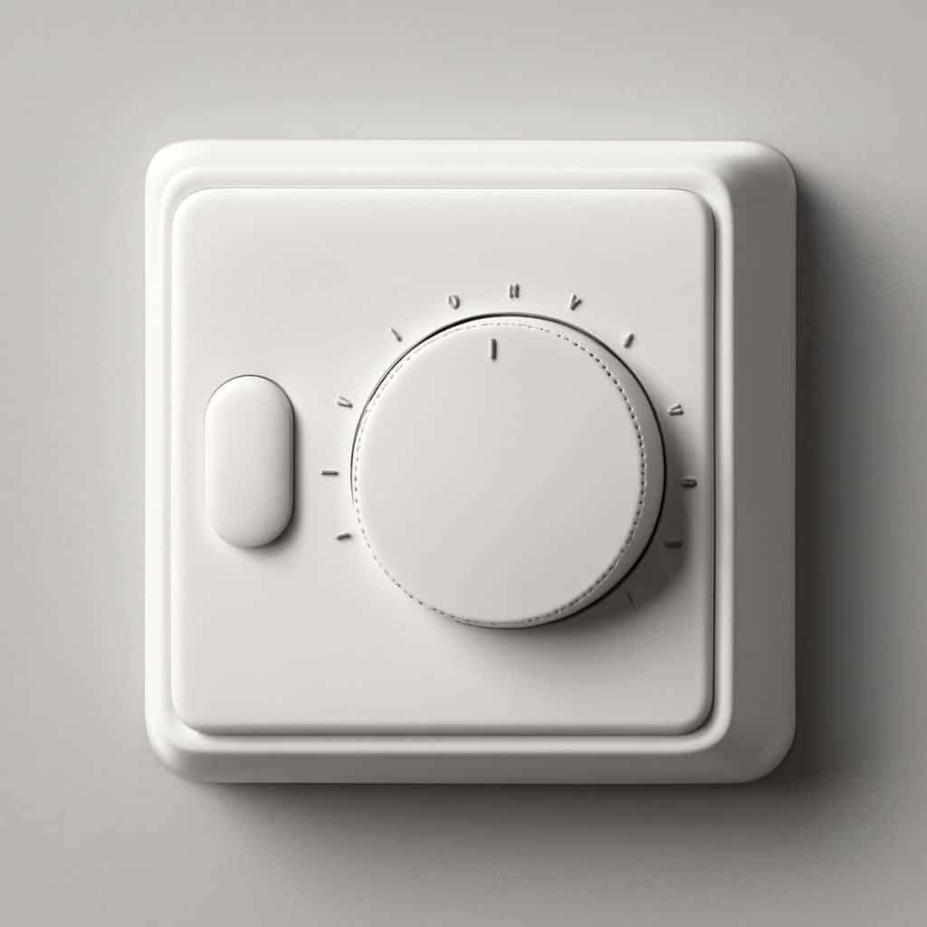 Thermostat de régulation pour chauffe-eau présenté seul