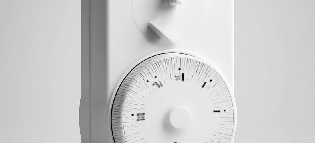 Minuterie pour aérateur de salle de bain présenté seul